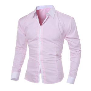 TKAN633 Nuevo listado de productos personalizados Camisa de vestir informal de negocios para hombres Camisa de manga larga de moda de lujo Camisa social para hombres - Product Image 4