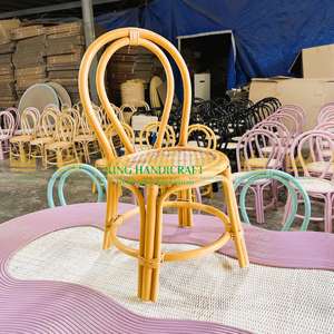 Chaise en rotin tissée à la main écologique pour enfants 100% matériaux naturels pour cuisine chambre bébés-fait à la main au Vietnam - Product Image 3