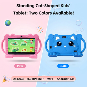Custodia per Tablet con Supporto da Manubrio 7" Android 12 MTK 2GB 32GB Angolo Regolabile Videoconferenze a Mani Libere WiFi FM Type-C per Bambini - Product Image 4