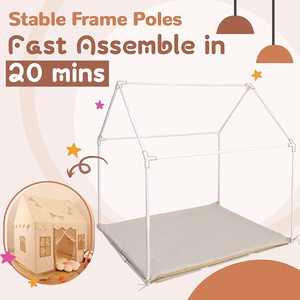 Детская Игровая палатка с ковриком-большой игровой домик, детский Сказочный шатер для девочек и мальчиков, подарок на день рождения - Product Image 4