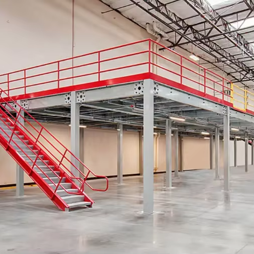 Steel Structure Mezzanine Floor Platform Rack System Multi-level Steel ...