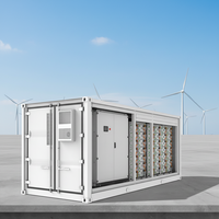 BR SOLAR 100kw LiFePO4 Baterai Penyimpanan Energi Industri 1000V Smart BMS Kontainer Penyimpanan Energi untuk Microgrid