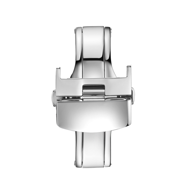 High Quality 316L Stainless Steel Double Push Butterfly Watch Buckle Folding Watch Clasp Watch Parts Accessory Manufacturer