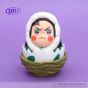 Figura de Demon Slayer, Tanjiro, Nezuko, Zenitsu, Daruma, Modelo de Huevo, Estatua Coleccionable, Regalo de Anime, Muñeco de Acción, Juego de Vasos - Product Image 2