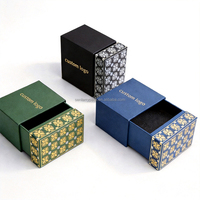 Boîte cadeau de luxe avec impression de logo OEM, boîte en carton coulissante personnalisée avec dorure à chaud, emballage haut de gamme pour montre et bracelet