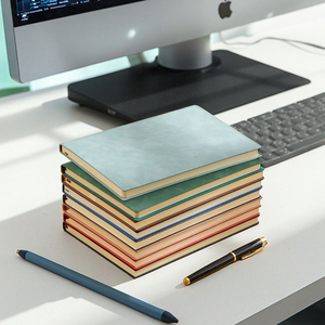 Hot bán tùy chỉnh trường A5 da máy tính xách tay cá nhân chấm Tạp Chí cuốn sách nhật ký với vòng từ khóa kim loại - Product Image 5