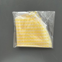 Vente en gros de 100 pièces en stock, sacs transparents refermables en BOPP pour chaussettes, serviettes, articles de toilette, emballage personnalisable