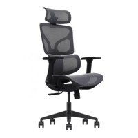 Chaise de bureau exécutive respirante en maille, pivotante à 360° °   Chaise de bureau pivotante réglable en hauteur