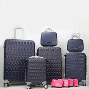 ABS set koper berpergian <span class=keywords><strong>20</strong></span> 24 28 inci, koper bagasi 4 roda 3 buah