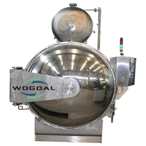 Wogoal灭菌高压釜压力锅罐装沙丁鱼食品蒸煮机