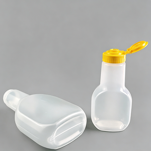 Bouteille souple <span class=keywords><strong>de</strong></span> cuisine polyvalente <span class=keywords><strong>de</strong></span> 280 ml et 500 ml avec bouchon à clapet sécurisé pour sauce huître et vinaigrette - Vente en gros - Product Image 3