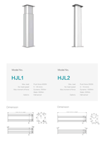 Colonne de levage électrique 12v 24v 2000N pour table électrique réglable