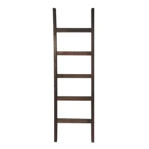 AHOME Étagère à serviettes murale <span class=keywords><strong>en</strong></span> <span class=keywords><strong>bois</strong></span> <span class=keywords><strong>en</strong></span> gros pour le séchage des couvertures et des vêtements, étagère à serviettes pour salle de bain - Product Image 1