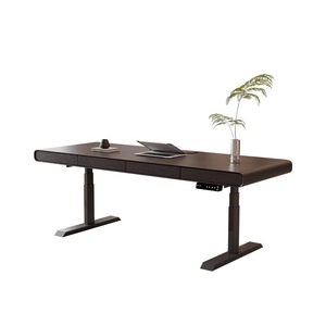 Bureau de levage électrique intelligent en bois massif Style italien minimaliste moderne modulaire étude maison ordinateur travail immeuble de bureaux chambre à coucher - Product Image 6