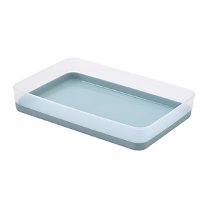 Drawer Organizer <b>Box</b> Rectangular Stackable With Dual Color Non Slip Compartments For Kitchen Tableware Cosmetics - Product Image 5