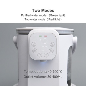 Sản Phẩm Em Bé Xách Tay Kỹ Thuật Số Thủy Tinh Không Khí Nhiệt Nồi Ngay Lập Tức Nước Ấm Hơn Nhanh Chóng Công Thức Chai Dispenser Bé Ấm Đun Nước Cho Công Thức - Product Image 2