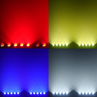 5x80W RGBW Tornado Storm Batten LED Faisceau Tête Mobile Avec Anneau RGB pour DJ Party Disco Club Scène De Mariage