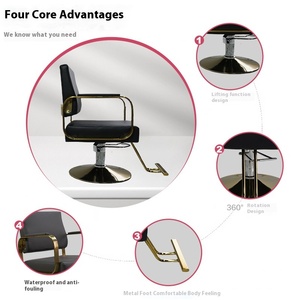 Sillón de Peluquería Giratorio de Alta Gama con Función de Elevación para Barbería y Salón de Belleza - Product Image 4