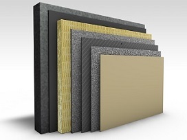 Cách nhiệt Bảng điều chỉnh tủ lạnh cách nhiệt len khoáng vật liệu cách nhiệt với xi măng tráng sợi thủy tinh lưới - Product Image 6