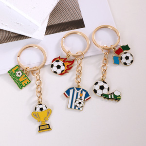 Porte-clés en métal personnalisé OEM ODM Coupe du Monde de Football 2026 – Cadeau pour supporters des États-Unis, du Canada et du Mexique – Souvenir de football pour 48 équipes – Vente en gros - Product Image 3