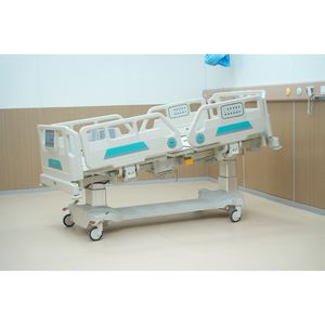 Guanghua Fabrik Säulenmotor Elektrisches Siebenfunktions-Wiegebett Körper Links-Rechts-Neigung Intensivpflegebett - Product Image 3