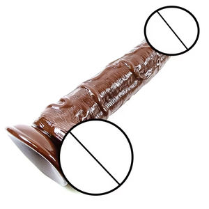 Juguetes Sexuales de Silicona de Alta Calidad con Forma de Pene Realista de 8 Pulgadas para Mujeres, Masturbación Vaginal - Product Image 6