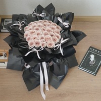 Groothandel Ge conserveerde Rozenboeket 33 Bloemen Aangepast Logo Langdurige Eeuwige Bloem Romantisch Valentijnscadeau