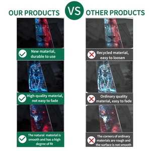 Pegatinas Decorativas para el Pilar B del Coche XGS Auto Creative, Vinilo Impermeable para Envolver la Carrocería, Pegatinas Decorativas con el Logotipo OEM de <span class=keywords><strong>Goku</strong></span> Vegeta, 2 Piezas - Product Image 2