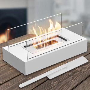 Chimenea <span class=keywords><strong>de</strong></span> <span class=keywords><strong>Etanol</strong></span> Rectangular para Mesa, Chimenea Portátil para Exteriores, Calentador y Lámpara <span class=keywords><strong>de</strong></span> Llama, Decoración Moderna para el Hogar - Product Image 3