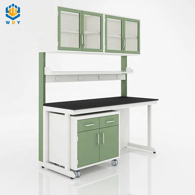 Table de laboratoire moderne en métal Équipement de laboratoire en marbre