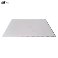 Panel Dinding Interior PVC Putih, Finishing Halus Mengkilap, Tahan Air, Mudah Dipotong, Sistem Pasang Tongue Groove, Cocok untuk Kamar Mandi, Dapur, Ruang Tamu