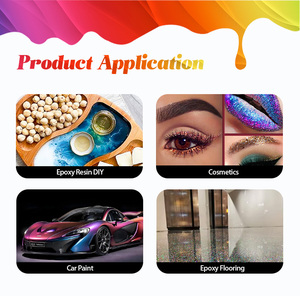 ผงสีมุกเปลี่ยนสี บลูพีพีล ชามีเลียน พาวเดอร์ สำหรับตกแต่งรถยนต์ ทาเล็บ - Product Image 4