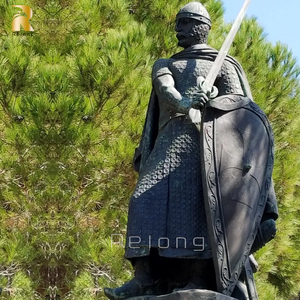 Outdoor Custom Antique Bronze Figure Statue of <strong>Templar</strong> <strong>Knight</strong> - Product Image 4