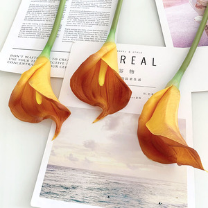 Venta al por Mayor de Fábrica, Lirios de Cala Artificiales Decorativos de Tacto Real, Tamaño Grande de 60 cm, Flores de Lirio de Cala - Product Image 6
