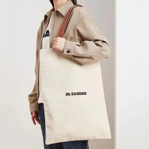 Quá Khổ trắng hữu cơ bông Tote Túi tái chế vải mua sắm túi với biểu tượng tùy chỉnh cho món quà - Product Image 2