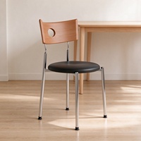 Chaise de salle à manger vintage nordique pour usage domestique, chaise de restaurant moderne minimaliste, chaise de table pour café et salon de thé