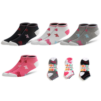 Vente en gros d'affaires pas cher cheville polyester hommes femmes chaussettes chaussettes en coton emballage de bande personnalisé