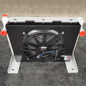 Enfriadores de aceite de aire hidráulicos, radiador de aleta de placa, herramientas de máquina CNC, con ventilador de CC de 12V - Product Image 3