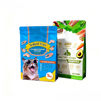 Sacs d'emballage pour aliments pour animaux de compagnie de haute qualité, personnalisables, avec fond à soufflet refermable, 1 kg/10 kg/25 kg, qualité alimentaire, laminés