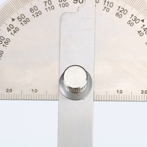 Thước đo góc Đo góc Đo bằng thép không gỉ góc Đo 180 độ hình bán nguyệt chế biến gỗ góc vuông thước đo - Product Image 4