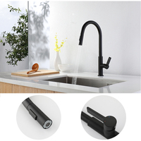 Robinet mitigeur eau chaude et froide pour cuisine et salle de bain, finition chromée, haute pression, montage sur plan, poignée unique, cartouche céramique, pour hôtel