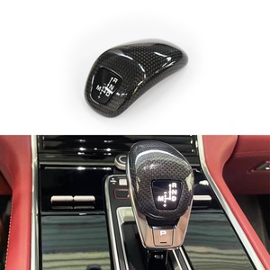 Nueva Cubierta de Palanca de Cambios de Fibra de Carbono para Modificación de Automóviles 2017-2023 para Panamera 971 por OUER - Product Image 1