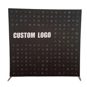 Outdoor Event Double Sided Tension Fabric Photo Custom Printing Logo <b>Backdrop</b> Banners Tension Fabric Wall - Product Image 1