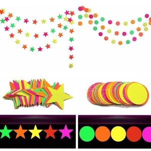 Cao cấp UV huỳnh quang giấy <span class=keywords><strong>Streamer</strong></span> & Confetti Halloween & sinh nhật đảng ảnh Booth Backdrop thiết kế cho lễ kỷ niệm - Product Image 3
