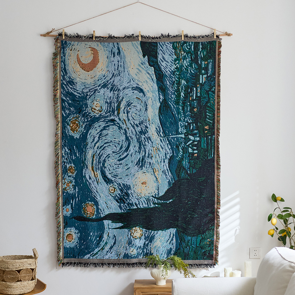 Étoile bleue et nuit de lune