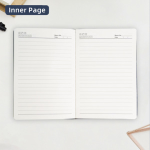Libreta de Agenda con Tapa Dura de Cuero PU y Logotipo Personalizado - Product Image 3