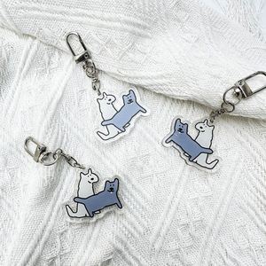 Custom Printed Logo Acrylic Keychain Charms Cheap Custom Printed Epoxy Keychains Offset UV and Embossing Printing Available - Product Image 4