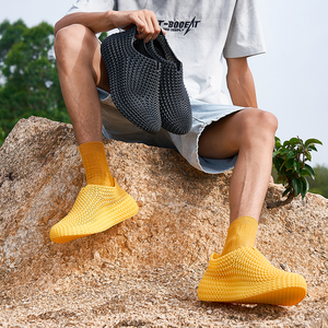 OEM personalizado moda arte diseño resistente al desgaste antideslizante actividades acuáticas modelo caminar estilo <span class=keywords><strong>zapatos</strong></span> con impresión 3D - Product Image 3