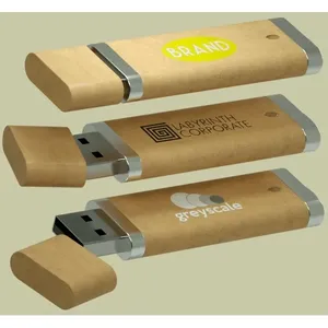 Gadget sostenibili in plastica riciclata USB STIFF ECO - Product Image 2