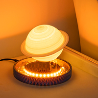 Lampe Saturne à lévitation magnétique HCNT, impression 3D, cadeau personnalisé, veilleuse, lampe de bureau LED, nouveau design